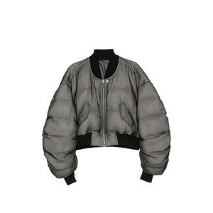 Rick Owens Grey Jackets - Cropped Jackets Women